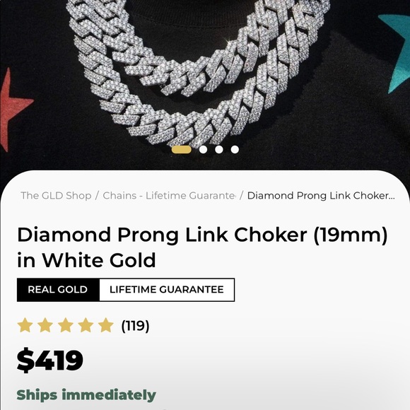 “20” inch Cuban link - Picture 3 of 4